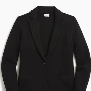 NWT J. Crew blazer sweater black size XXS